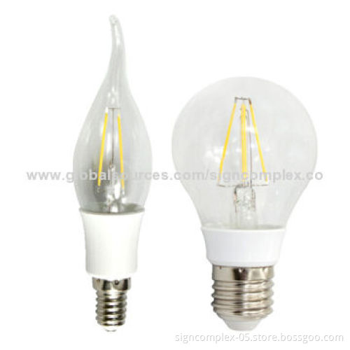 Filament LED Bulb, 170-340lm Lumen and 50,000 Hours Working Lifespan